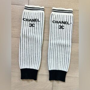 Chanel leg warmer-socks